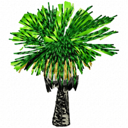 Trees Embroidery Design 8